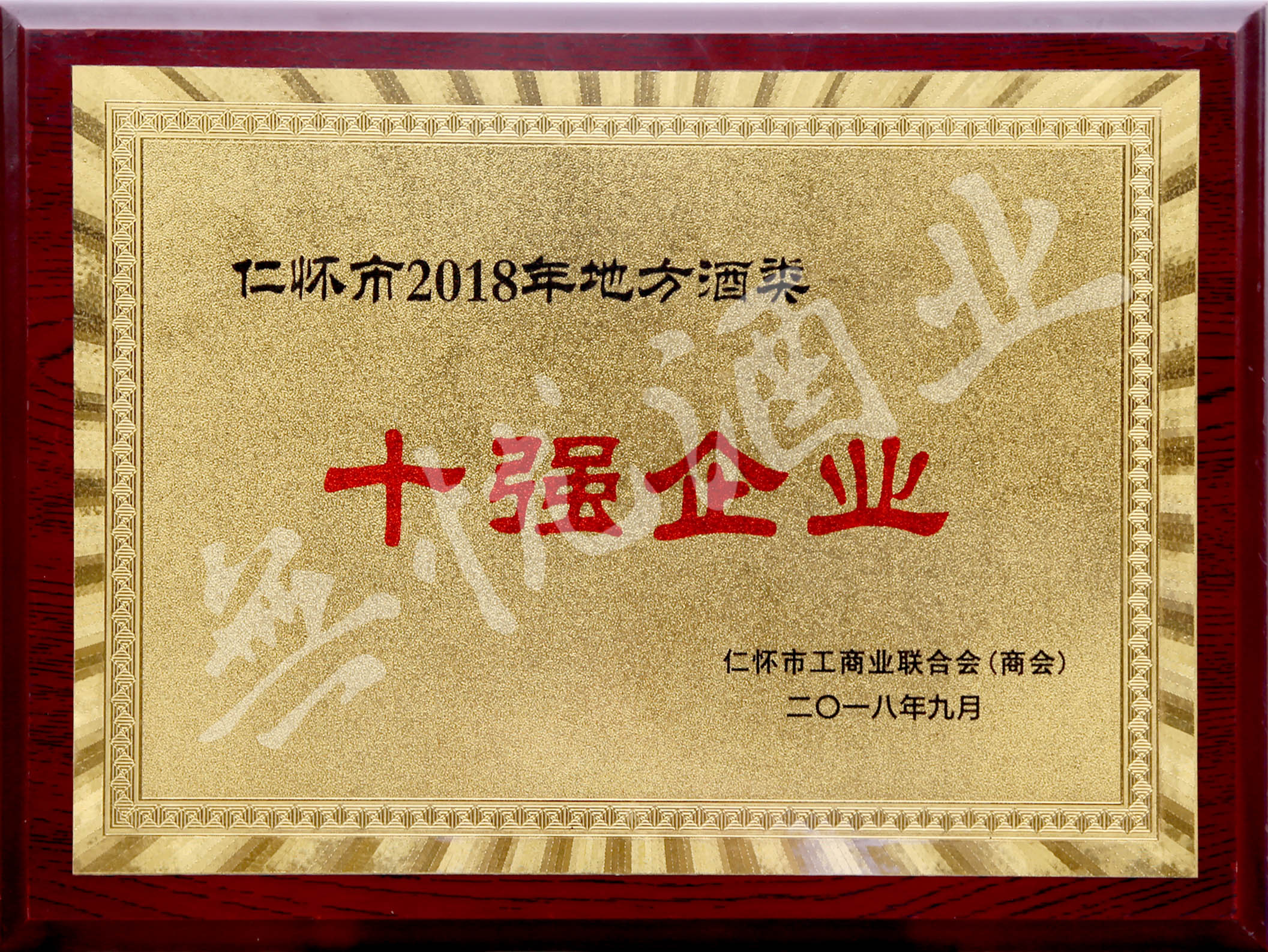 2018年十强企业